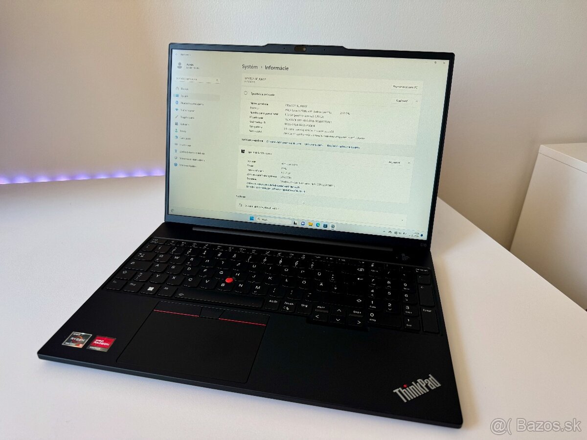 PREDAM/ VYMENIM NEPOUŽIVANY LENOVO THINKPAD E16