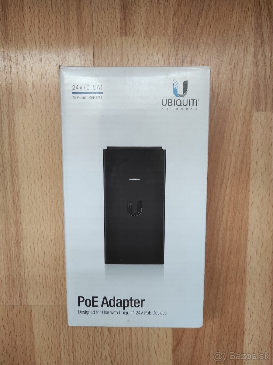 Nový PoE adaptér Ubiquiti 24V 0.5A