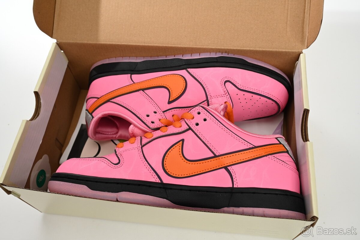 Tenisky Nike dunk sb the powerpuff girls bubbles ružové