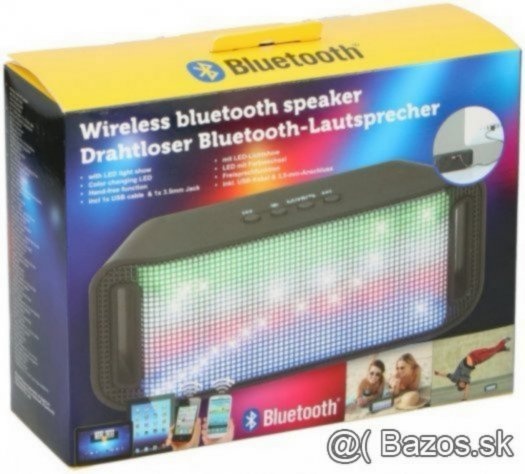 Predám nový bluetooth LED reproduktor 3W