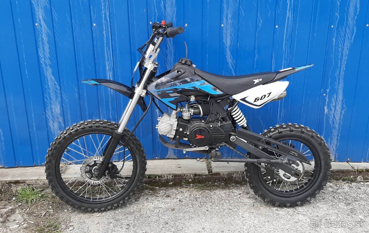 Pitbike 125cc 17/14 modrá