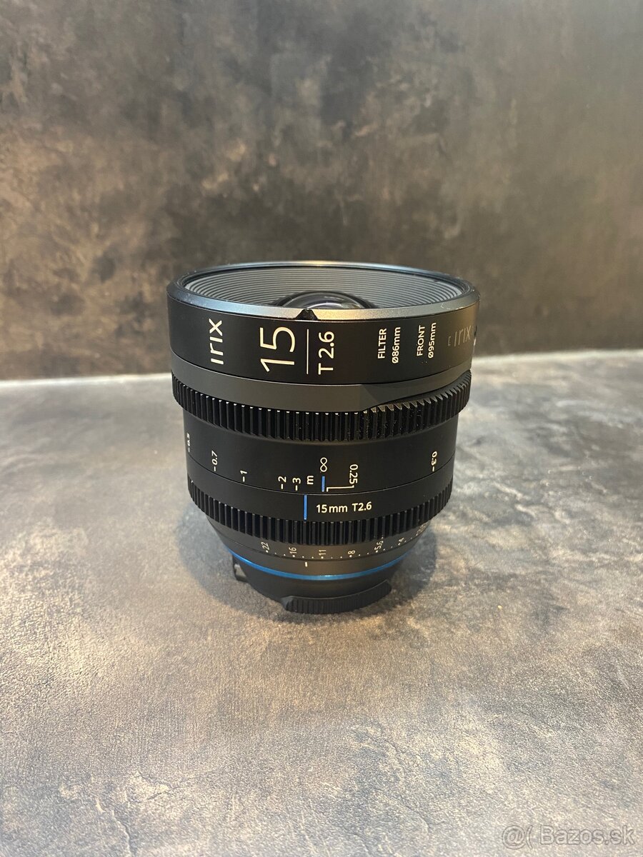 Irix Cine lens 15mm T 2.6 Canon Ef