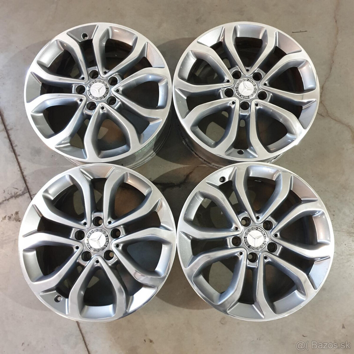 Hliníkové disky Mercedes C 5x112 R17 ET48.5