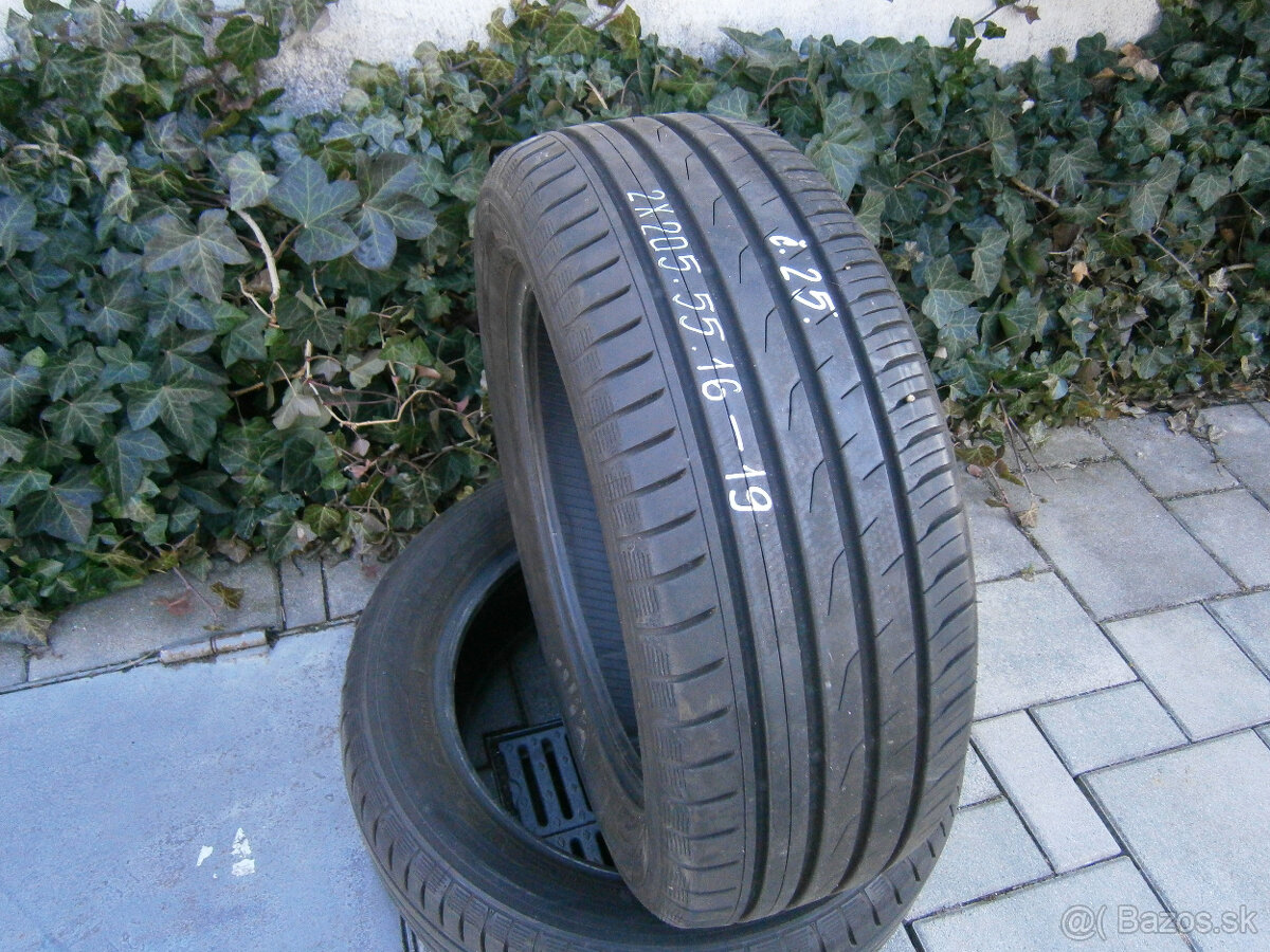 Predám 2x letné ako nové pneu Toyo 205/55 R16 91VXL