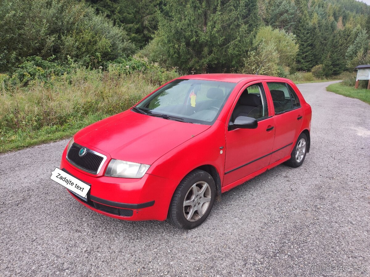 Škoda Fabia 1.4mpi LPG