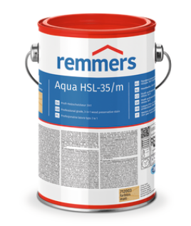 Remmers Aqua HSL 35/m - lazura na drevo - siva 2,5 l