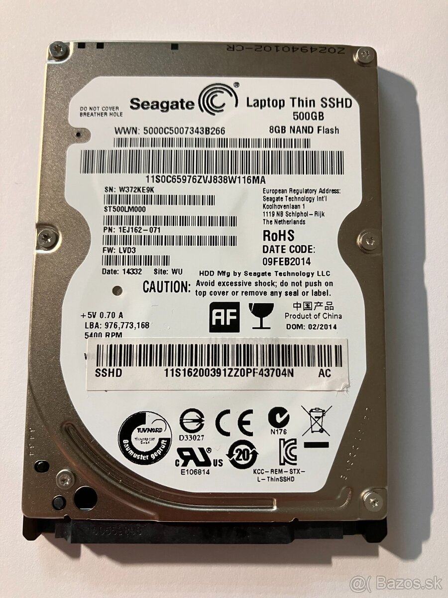 Predam HDD 2,5" 500GB