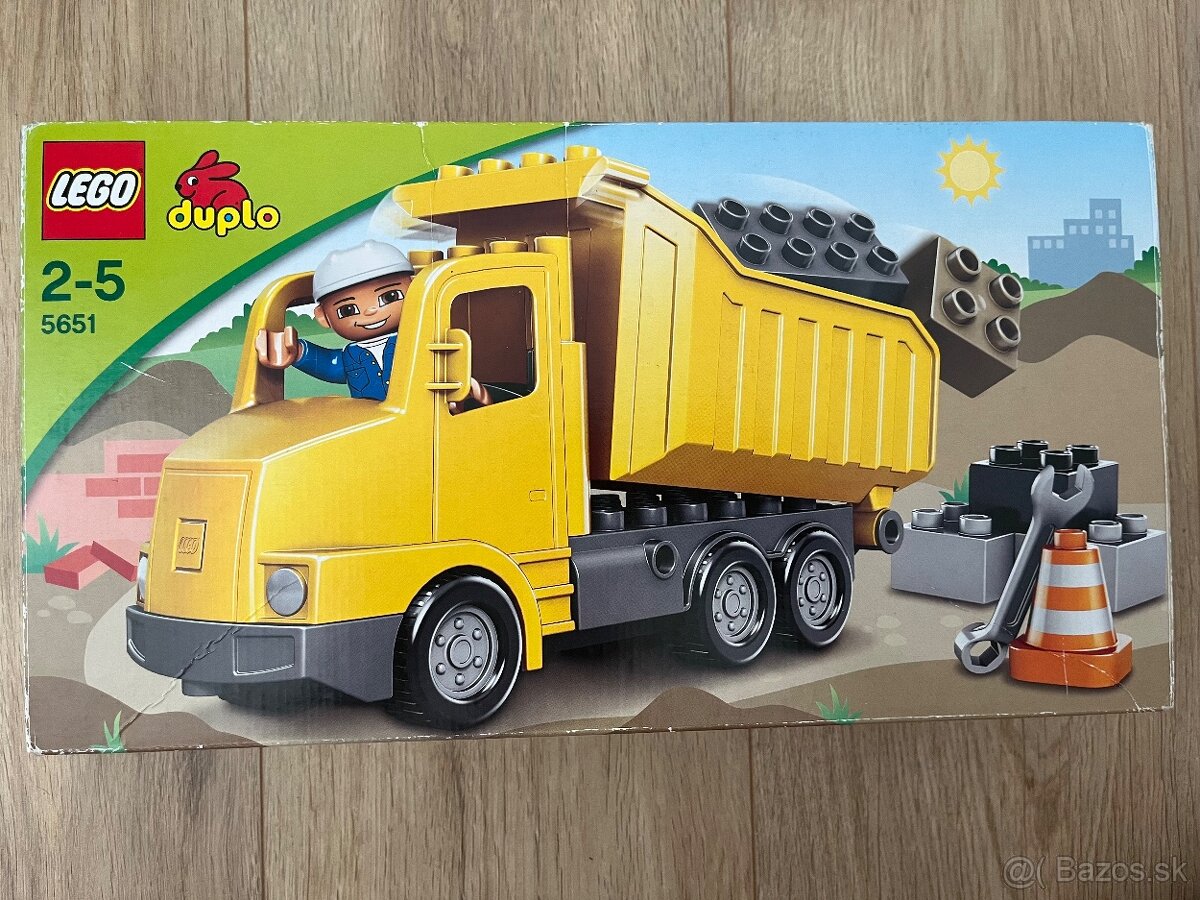 Predám Lego Duplo 5651 sklápačka, stavebné auto