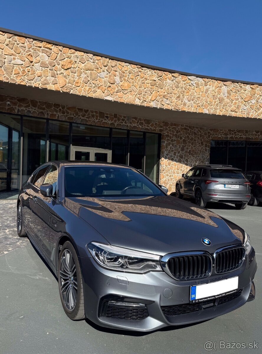 BMW 520xd G30 kúpené na SK Bohatá výbava m-packet odp DPH