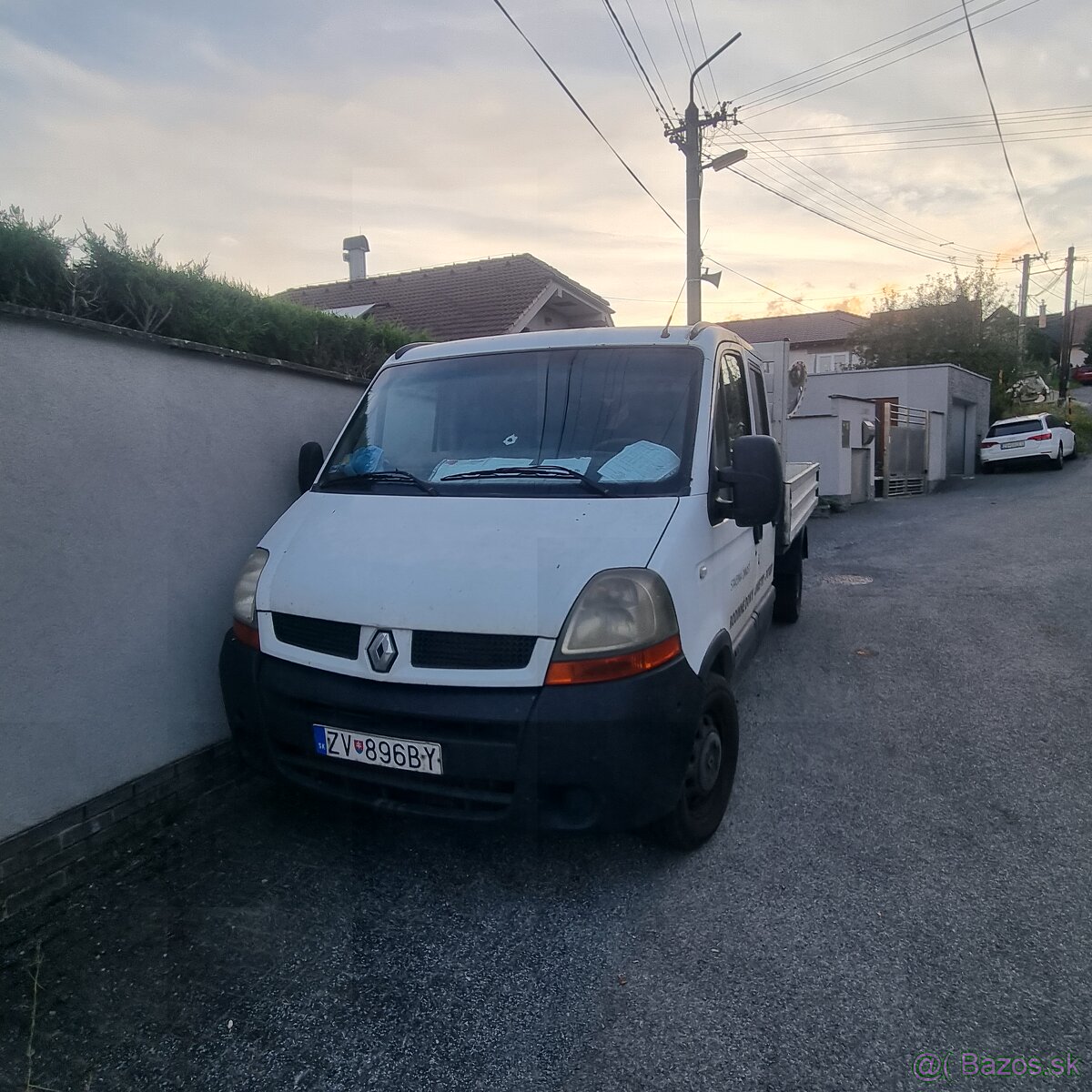 Predam renault master 7 miest valník 2005