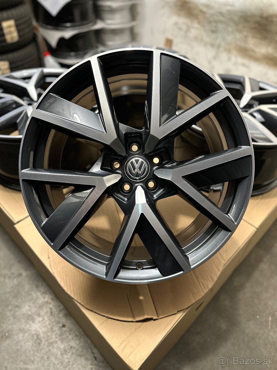 Nepoužité hliníkové disky 5x112 R20 VW Braga - Touareg RLine