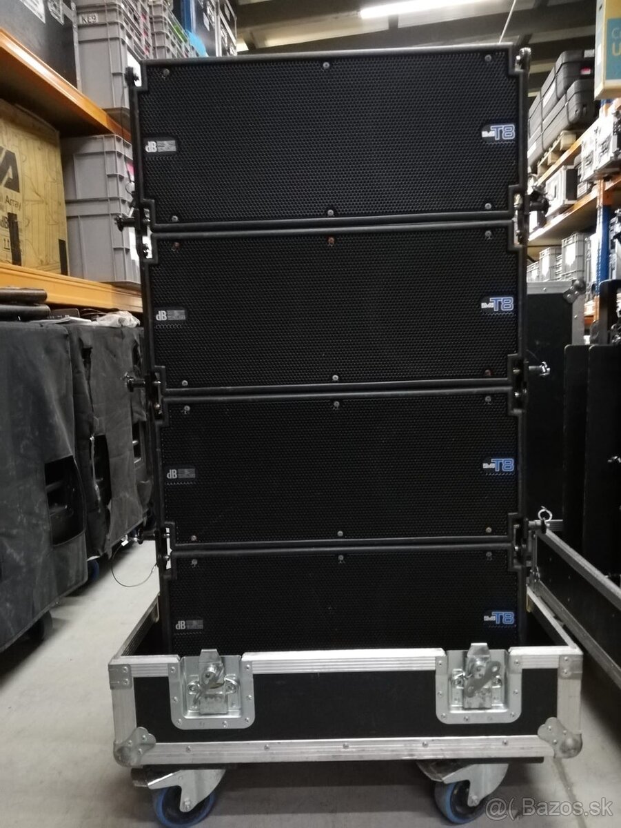 line-array reprobox dB Technologies DVA - 8kus vrátane cases