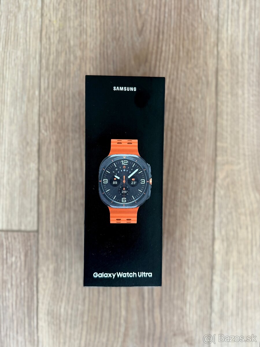 Predám čisto nové hodinky SAMSUNG GALAXY WATCH ULTRA SIVÝ TI