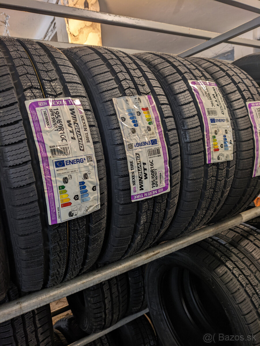 195/60 R16C Nexen nové zimné pneu dodávkové