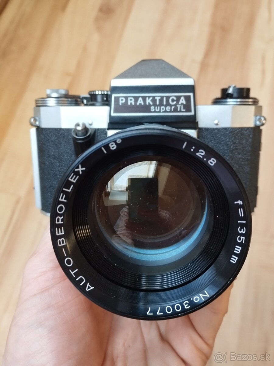 PRAKTICA Super TL+objektiv. Beroflex 2.8