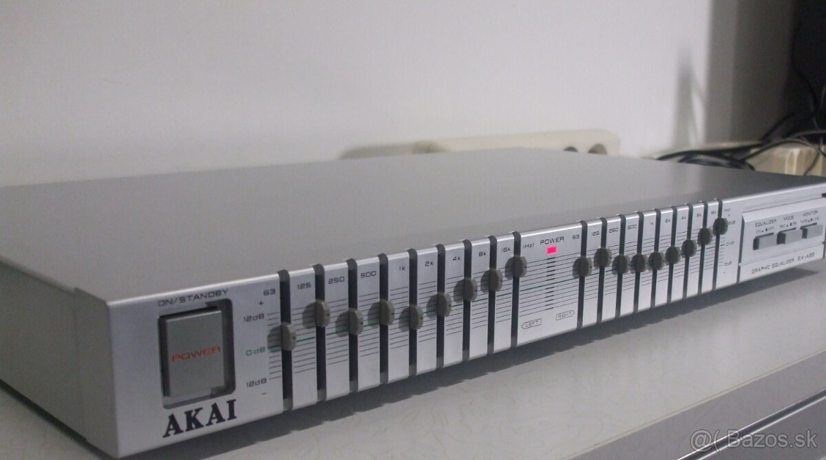 2x9 pasmovy equalizer AKAI EA-A22, vyroba JAPAN