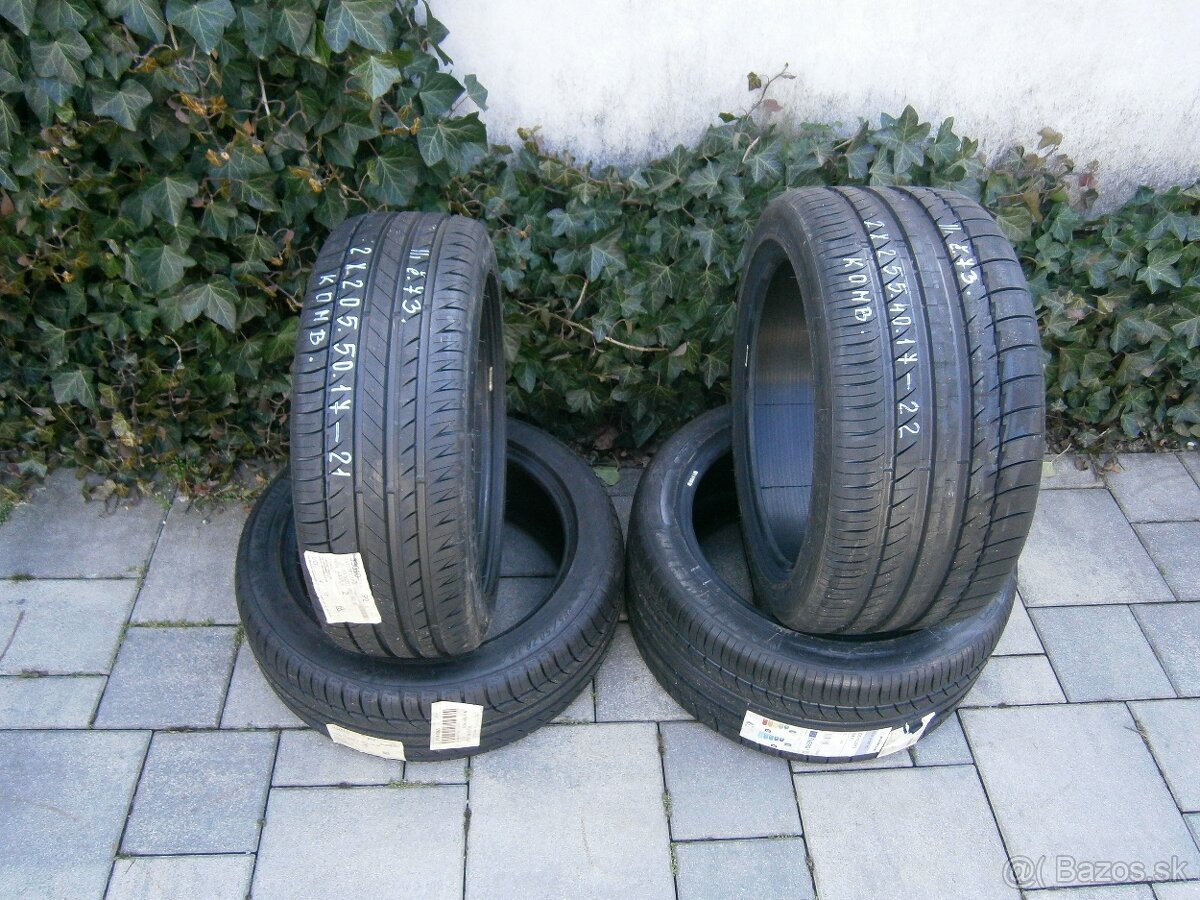 Predám 4x letné nové pneu Michelin 205/50 R17 255/40 R17