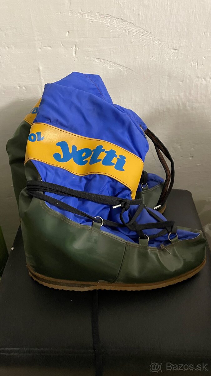 Original retro ski boots obnol yetti