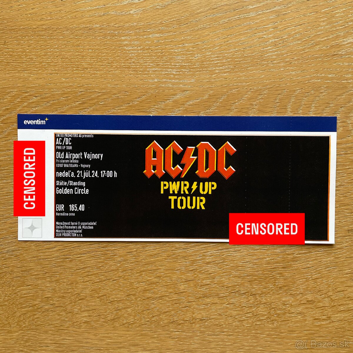 AC/DC BRATISLAVA - GOLDEN CIRCLE