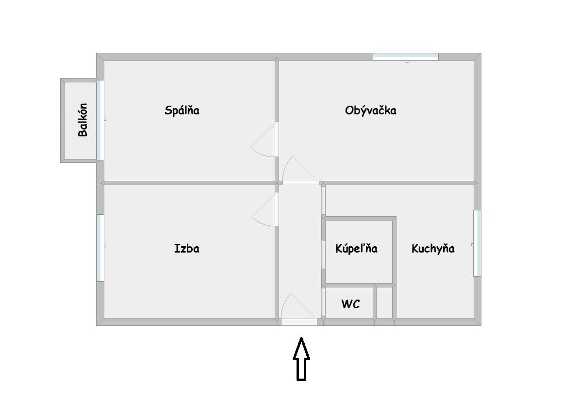 3i / 71 m2 / tehla / Uhlisko / krásny výhľad