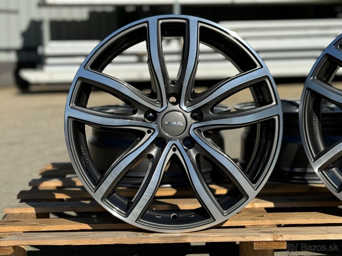 R20 R19 R18 R17 R16 5x120 / 5x112  MAK FAHR GUNMETAL MIRROR