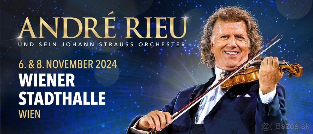 Predám dva lístky na koncert André Rieu Viedeň