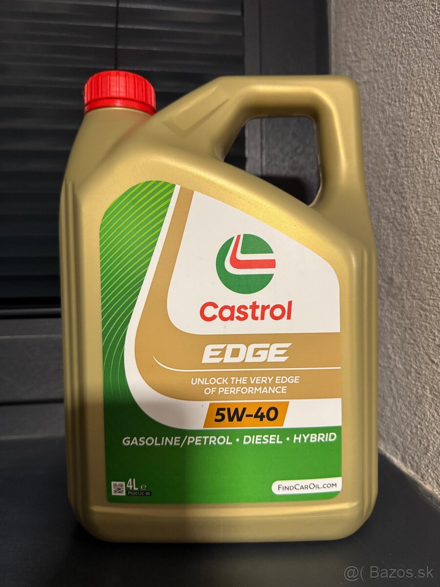 Motorový olej Castrol Edge 5w40 FST, balenie 4 litre