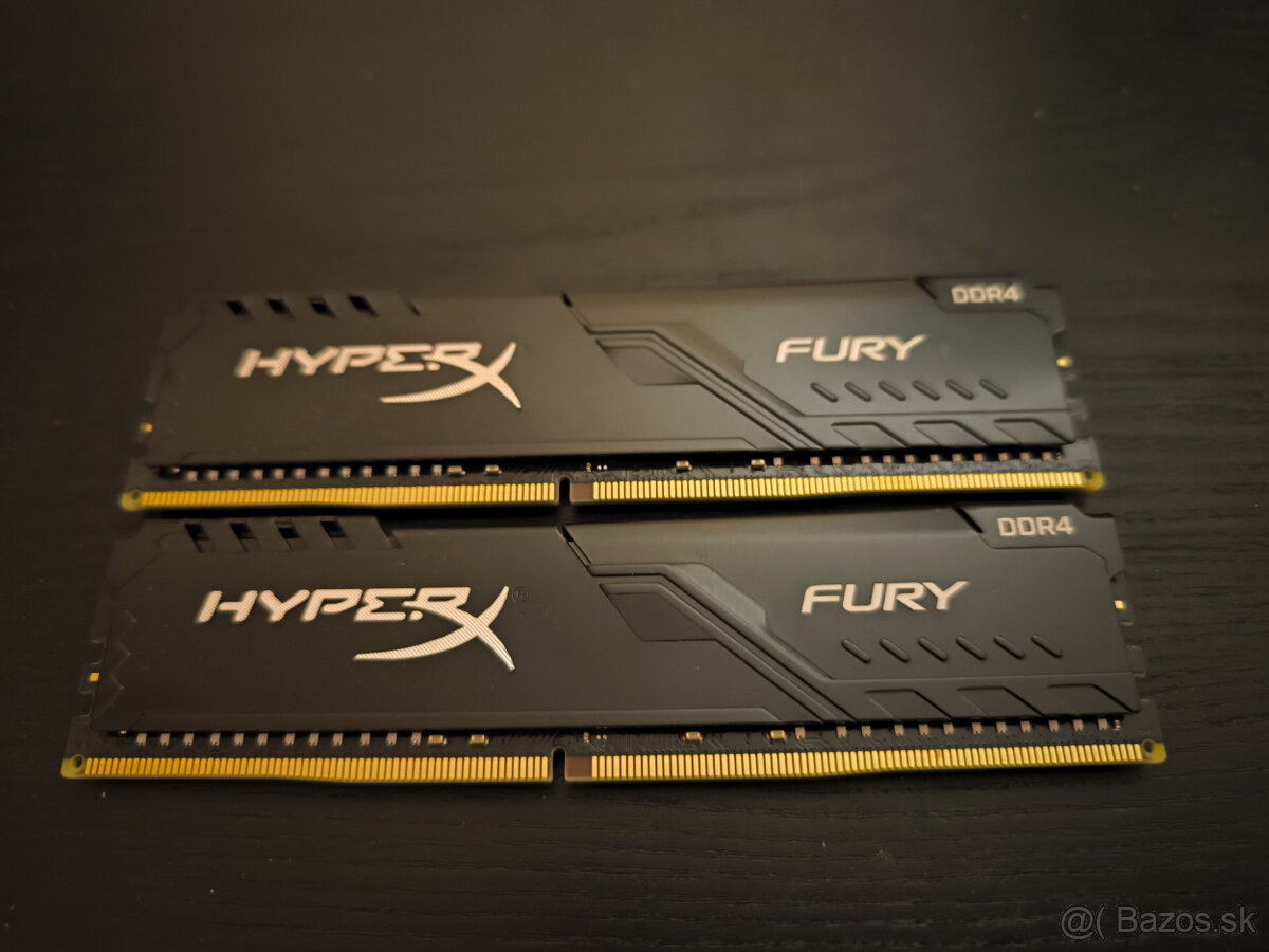 32 GB (2x16 GB kit) Kingston HyperX Fury DDR4-3200 CL16 2Rx8