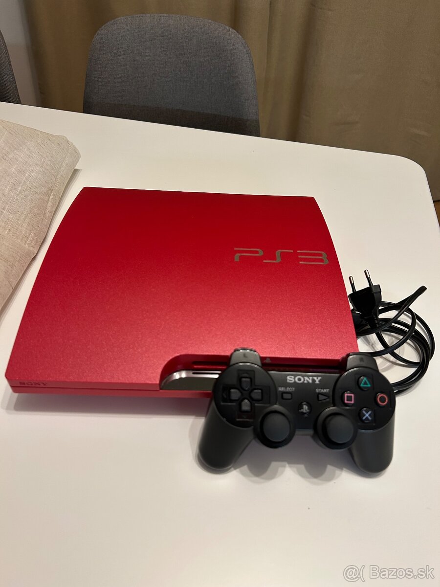 PlayStation 3 Scarlet Red + 40” Sony TV zadarmo