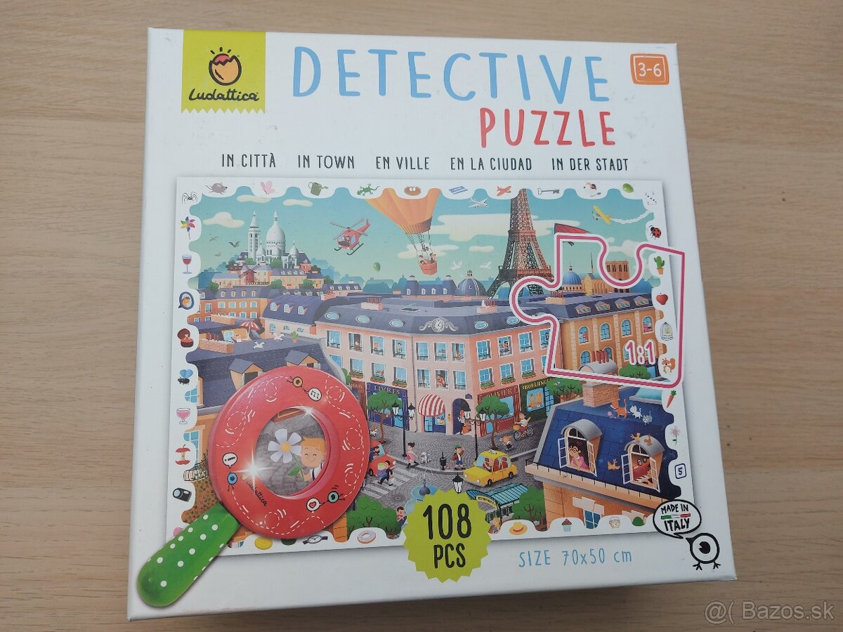 Puzzle Ludattica a Djeco drevené