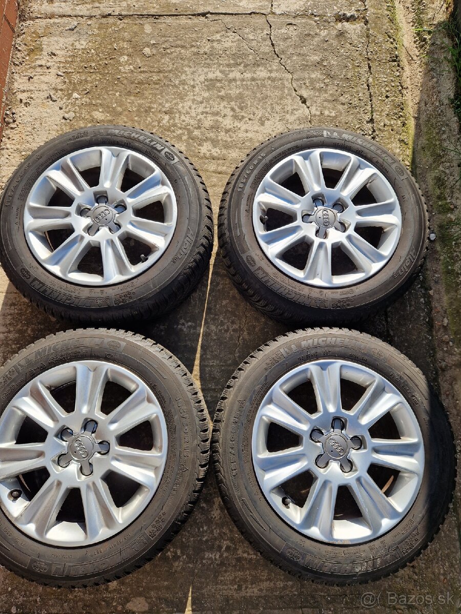 5x100r15 zimná sada Audi