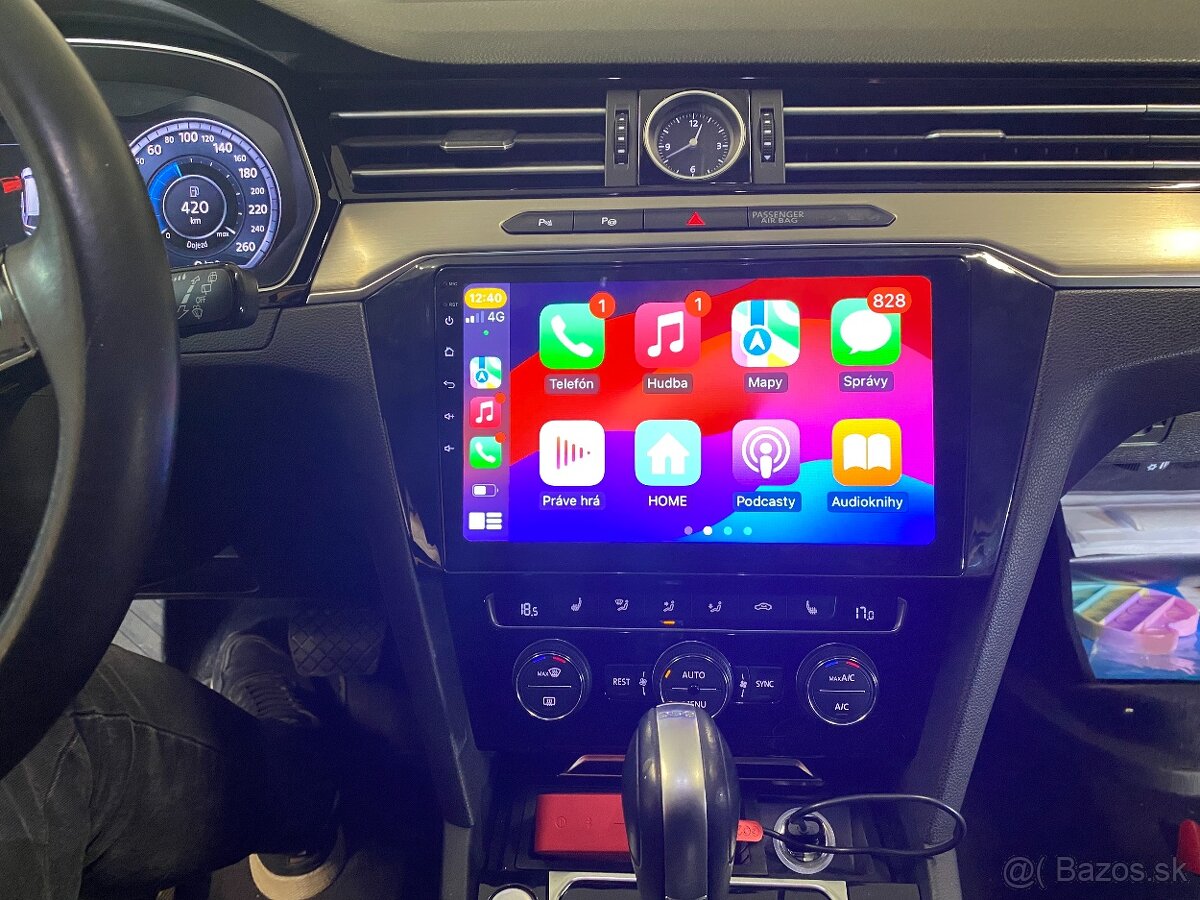 ANDROID DOTYKOVE AUTORADIO s GPS-BT-USB-WIFI-CARPLAY-MAPY