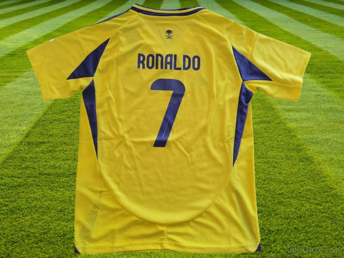 Ronaldo detský dres Al Nassr FC 24/25 žltý 155-165cm