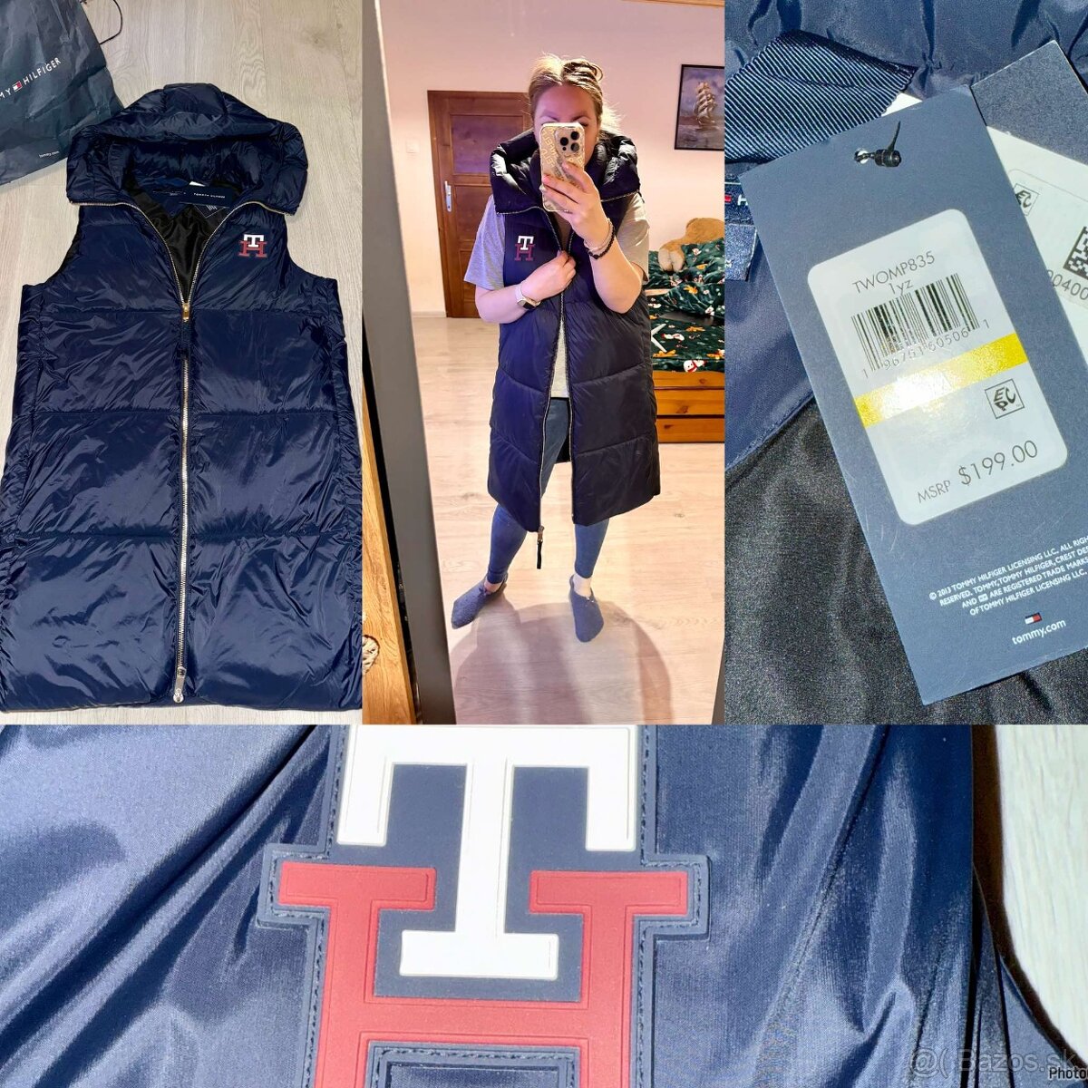 tommy hilfiger luxusna zimna nova original bunda-vesta