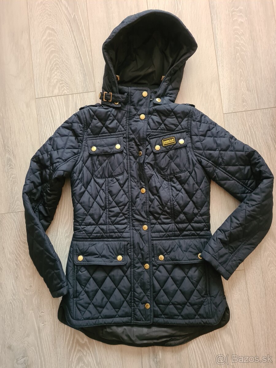 Barbour dámska nová prešívaná bunda nová, 6/xs