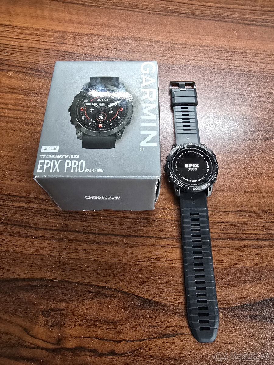 ⭐Predám Garmin epix PRO (Gen2) Titanium & Sapphire, 51 mm