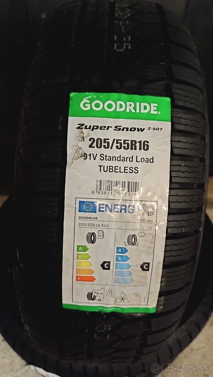 205/55 R16 zimné pneumatiky DOT 2024 (50 eur/ks)