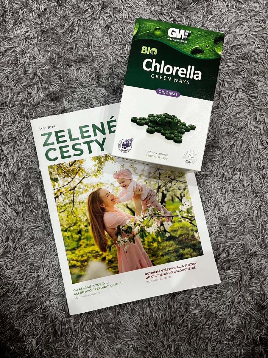 Chlorella alebo Jačmeň NOVÉ od Green Ways