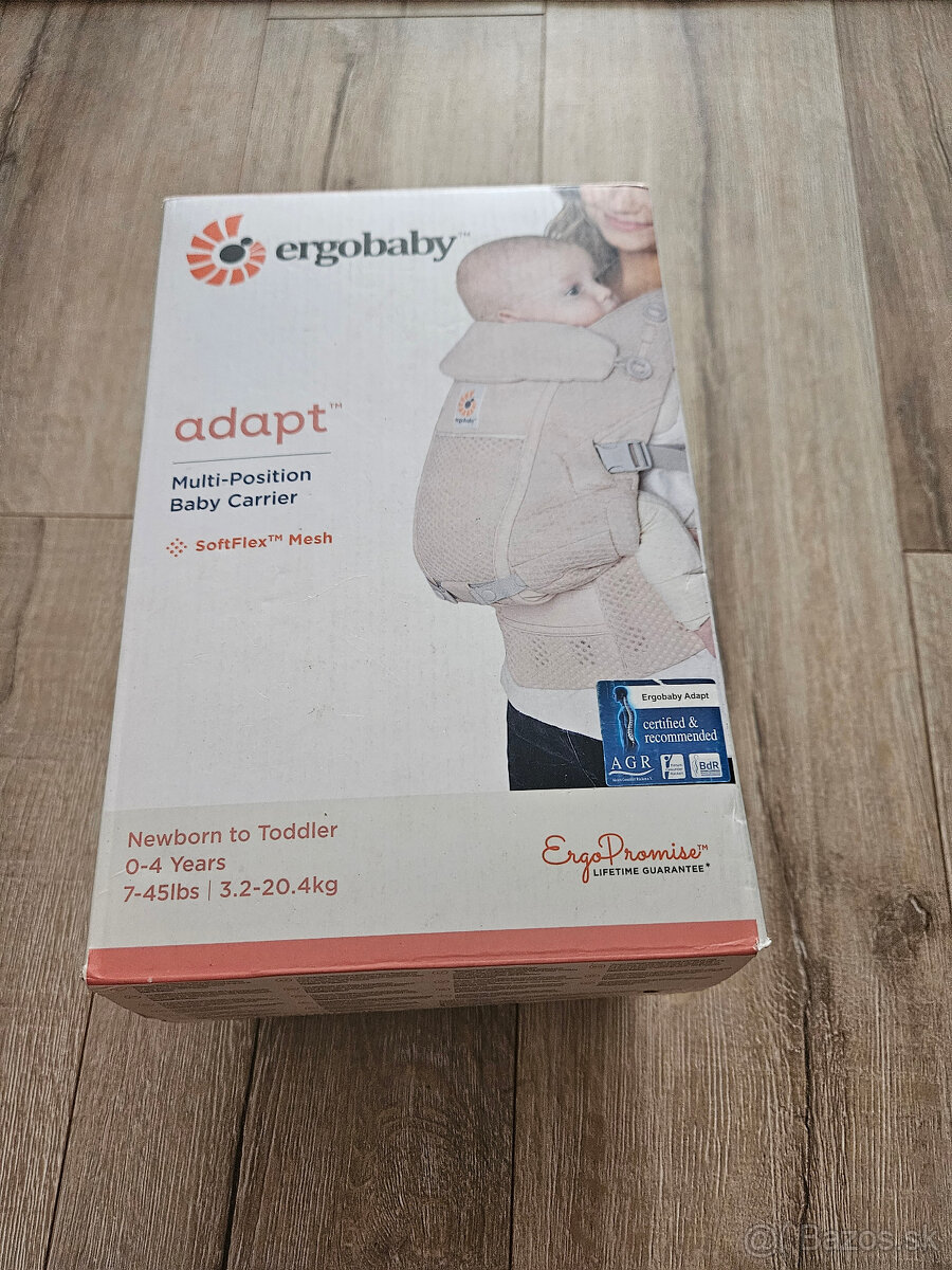 ERGOBABY Adapt nosič Soft Flex Mesh – Pink Quartz