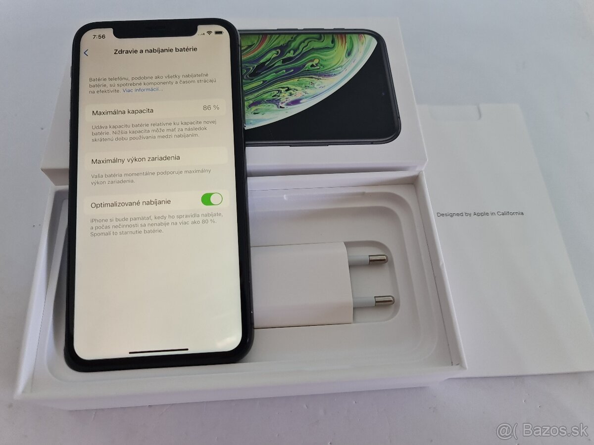 IPHONE XS SPACE GRAY 64GB ZÁRUKA - VEĽMI DOBRÝ STAV