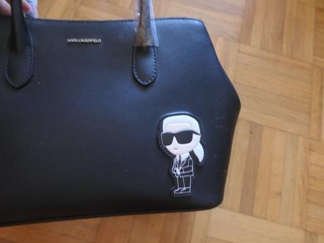 KARL LAGERFELD ICONIK  original damska kozena kabela