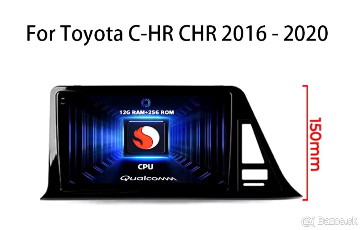 Android 2din autoradio Toyota C- HR