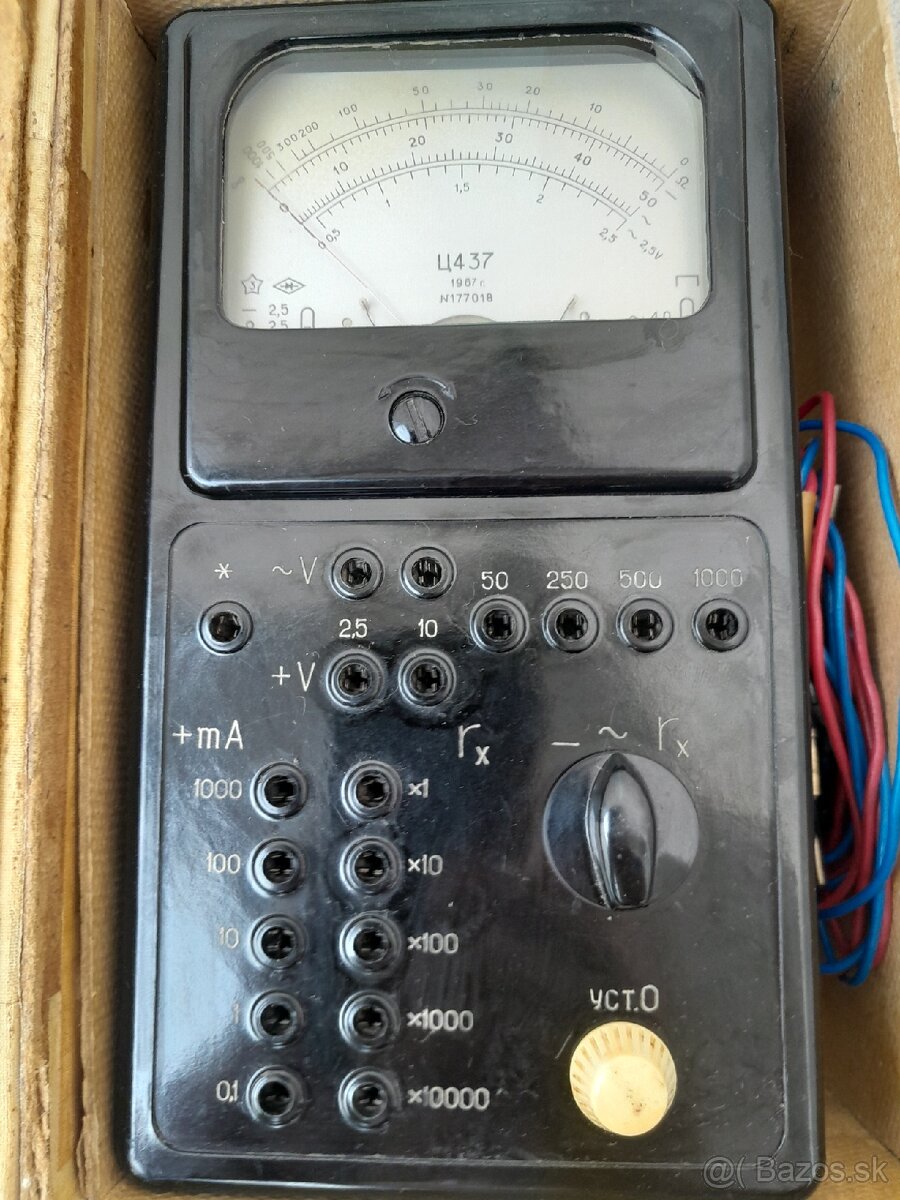 Multimeter Ц437, rok 1967