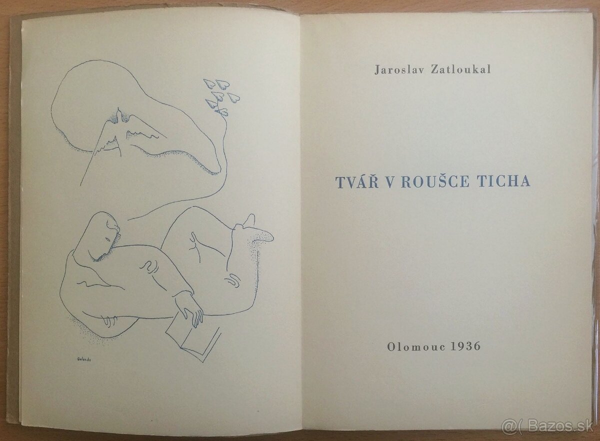 (bibliofília Mikuláš Galanda) Jaroslav Zatloukal, 1936