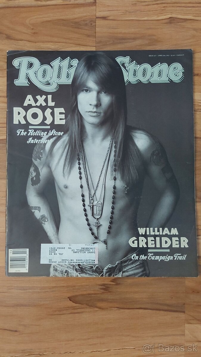 Rolling Stone Axl Rose 1992