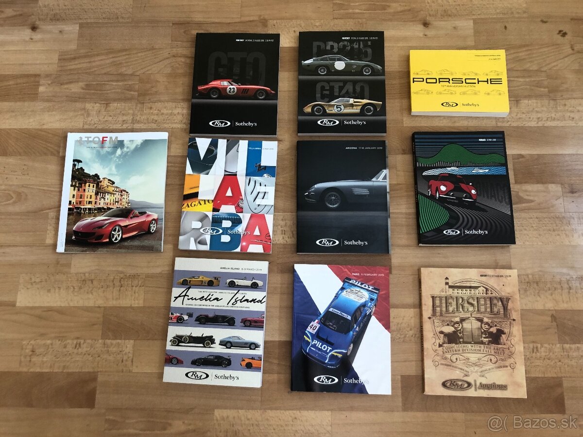 Sothebys novy auto katalog-Ferrari,porsche,lamborghini