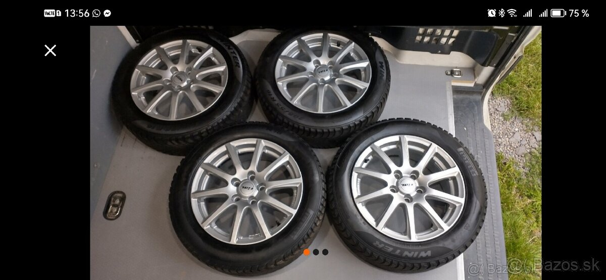 5x112 R16 ET45 s pneu 205/55R16