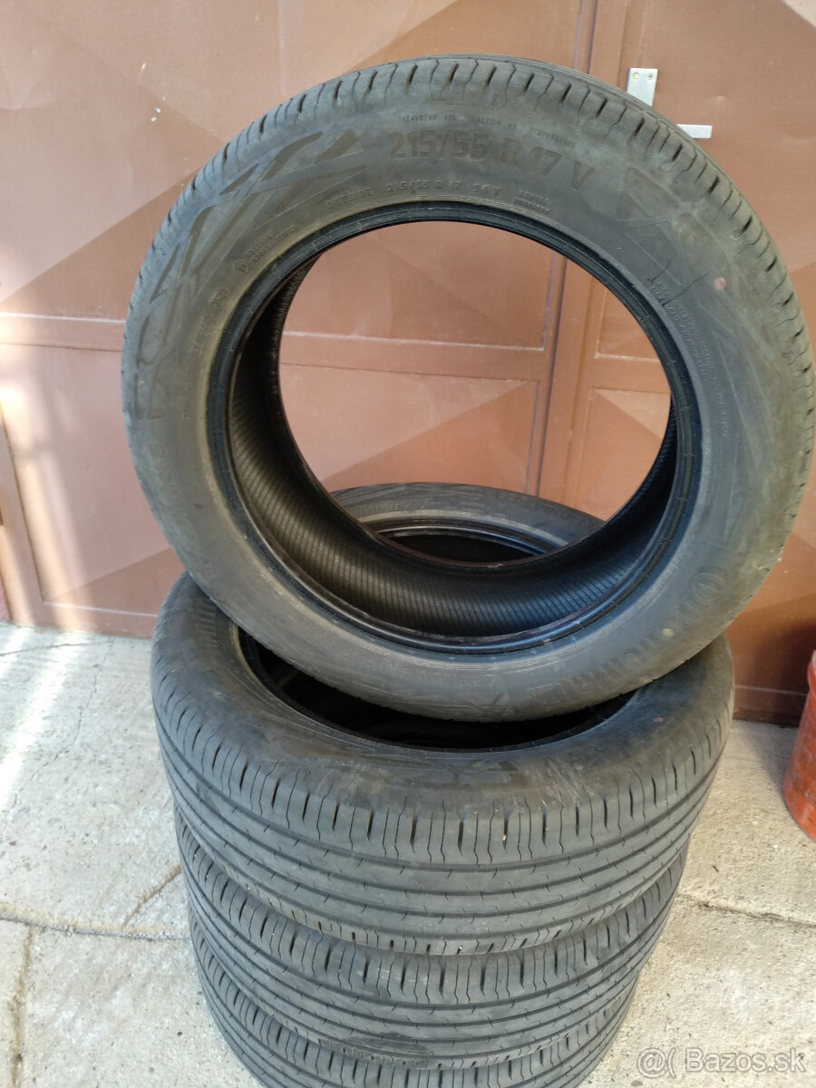 Pneumatiky Continental 215/55 R 17 (4 ks)