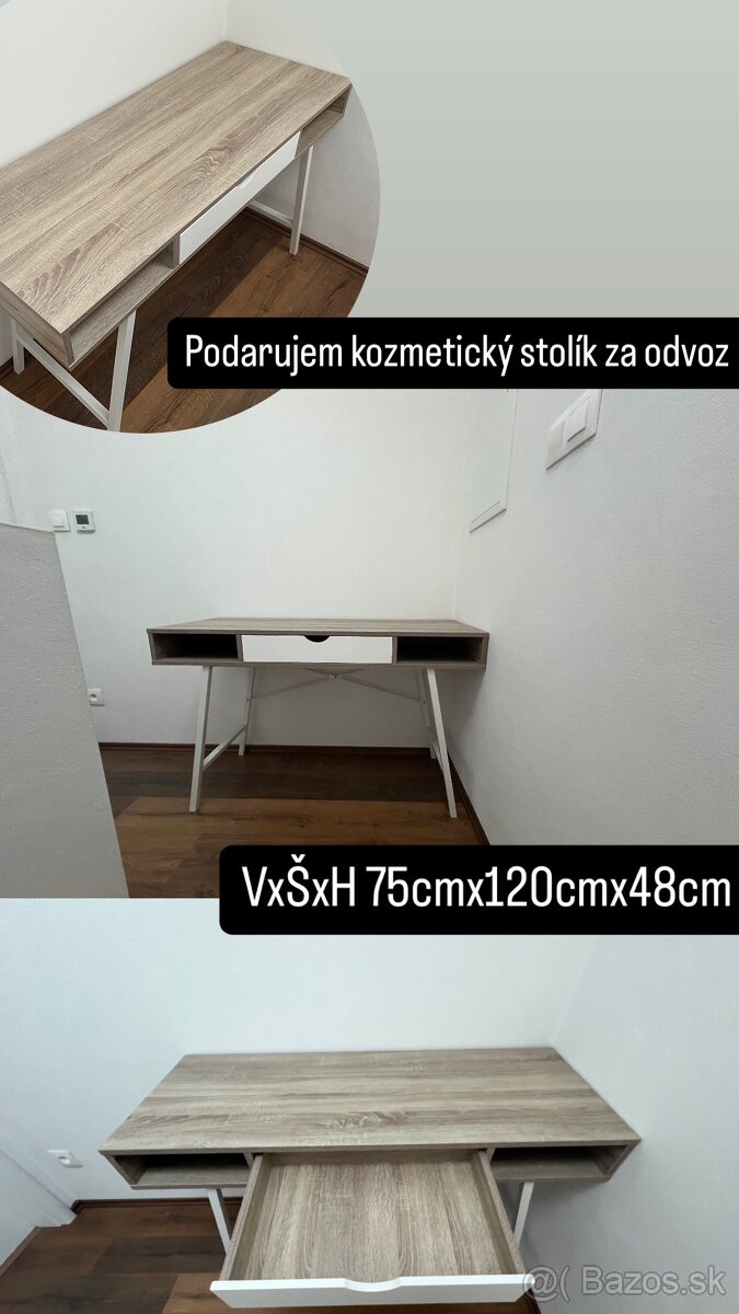 Kozmetický stolík