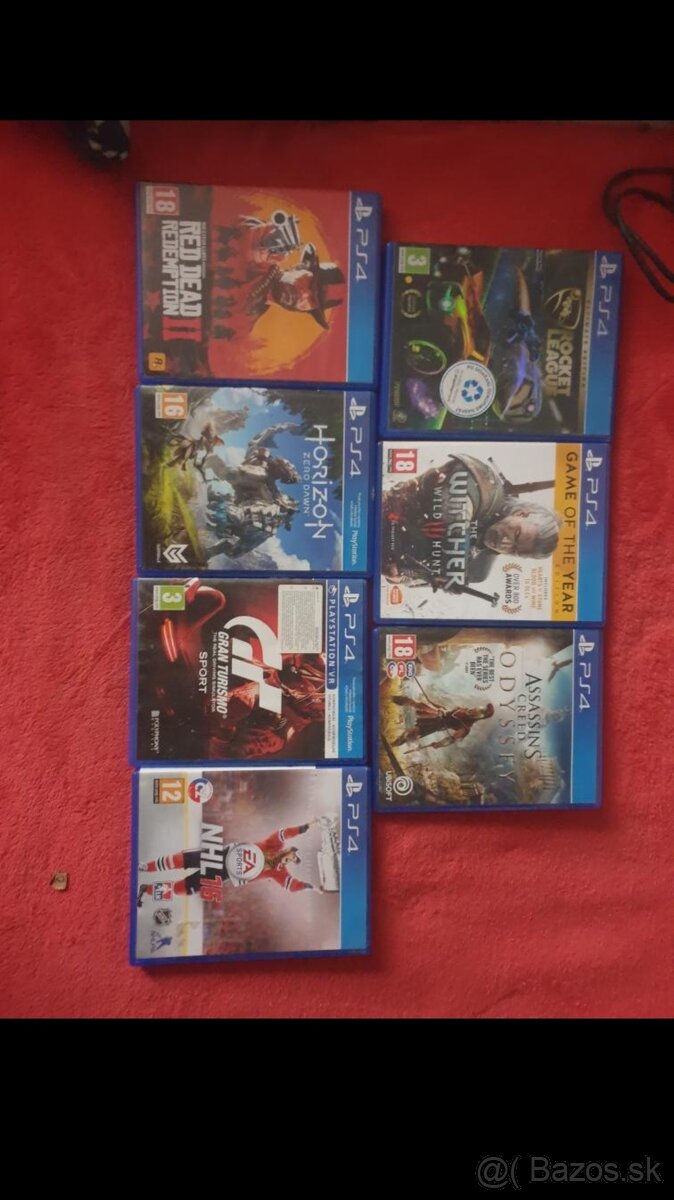 Predám hry na ps4